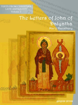 cover image of The Letters of John of Dalyatha